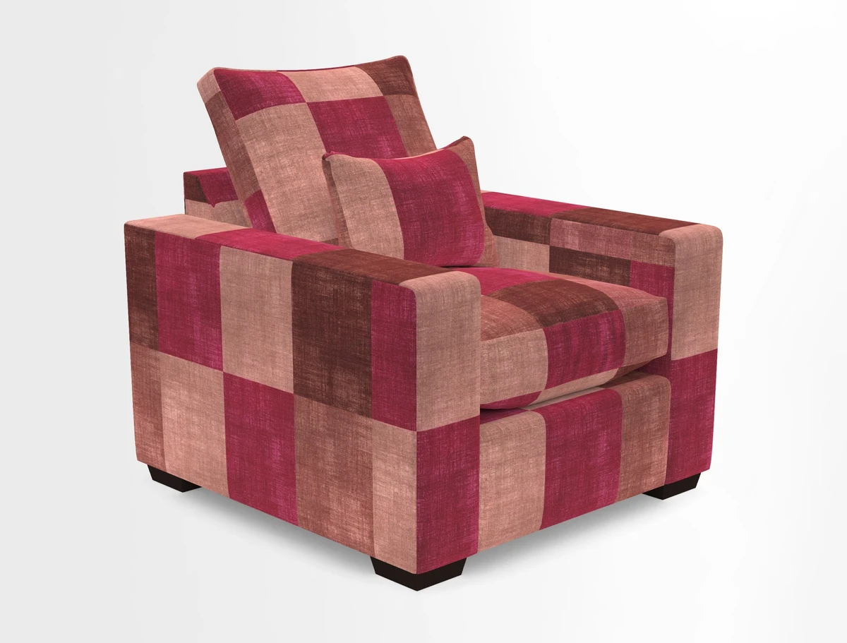 Linear chair in Two Tone Plain Biscuit