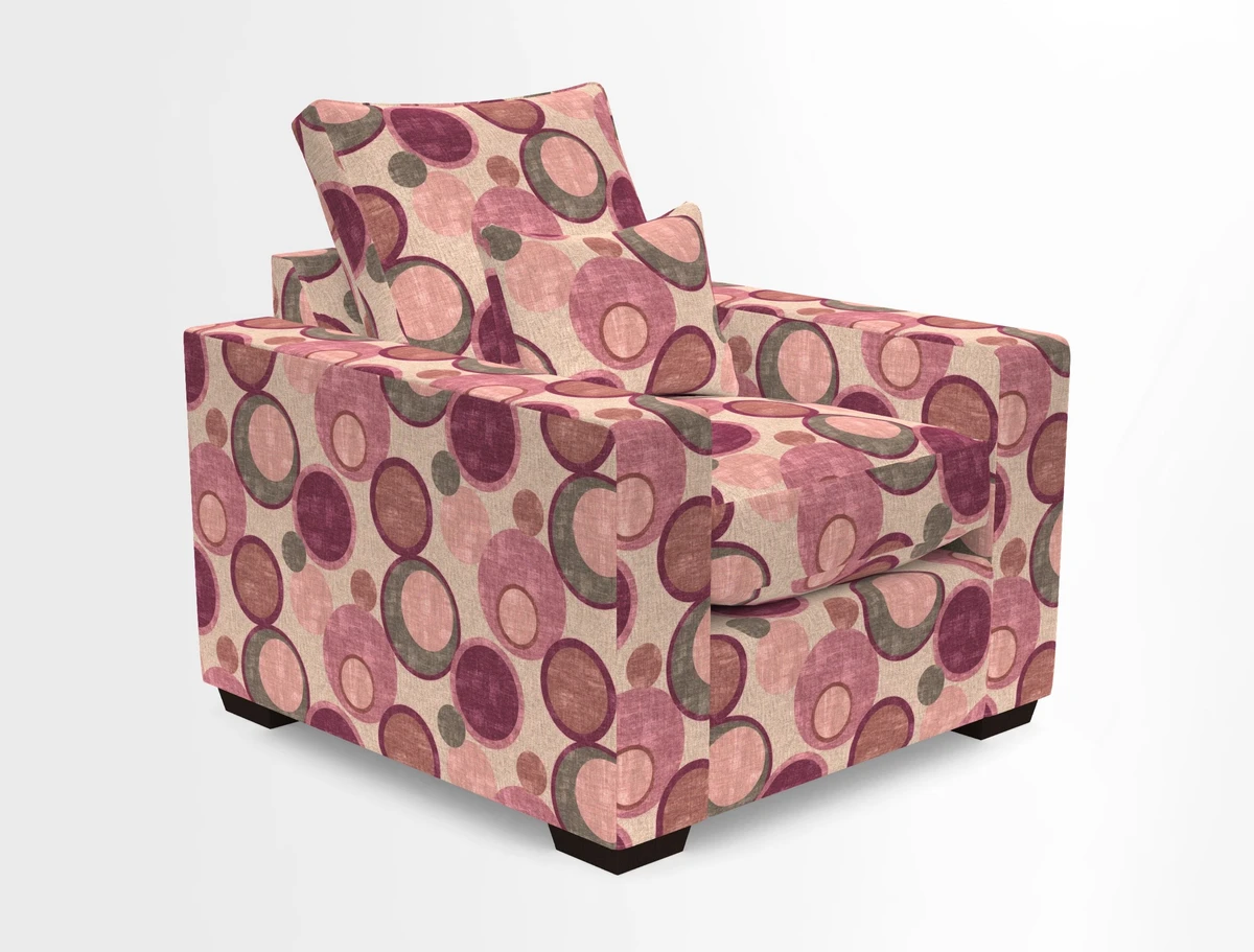 Linear chair in Two Tone Plain Biscuit