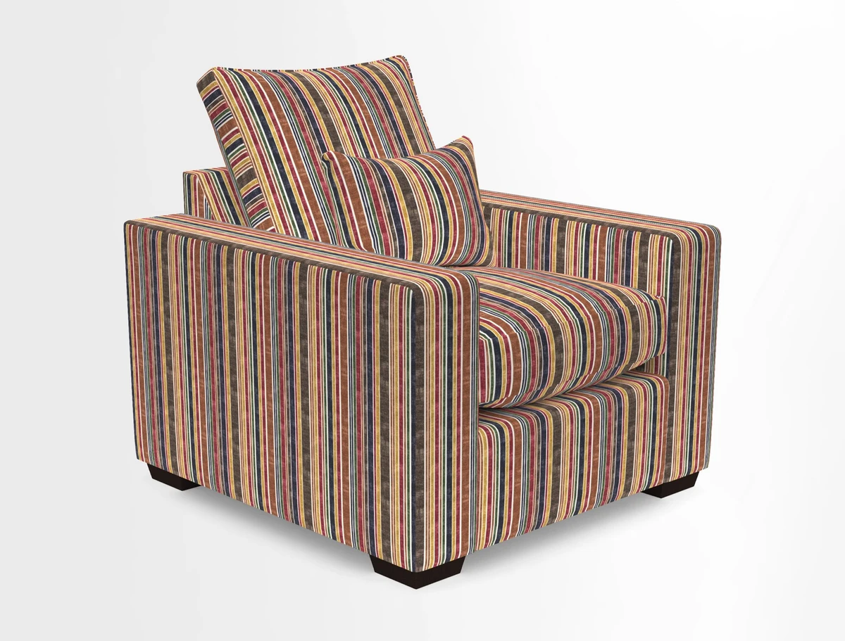 Linear chair in Two Tone Plain Biscuit