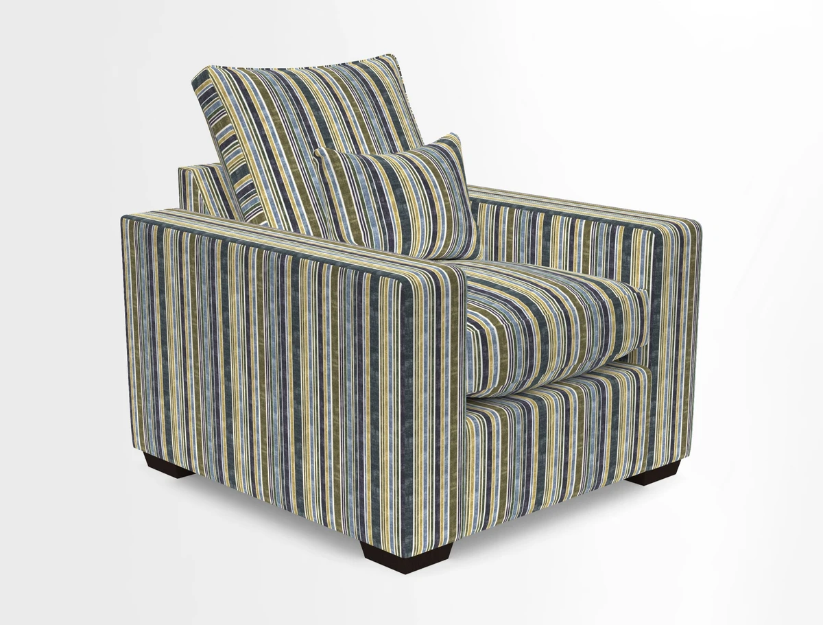 Linear chair in Two Tone Plain Biscuit