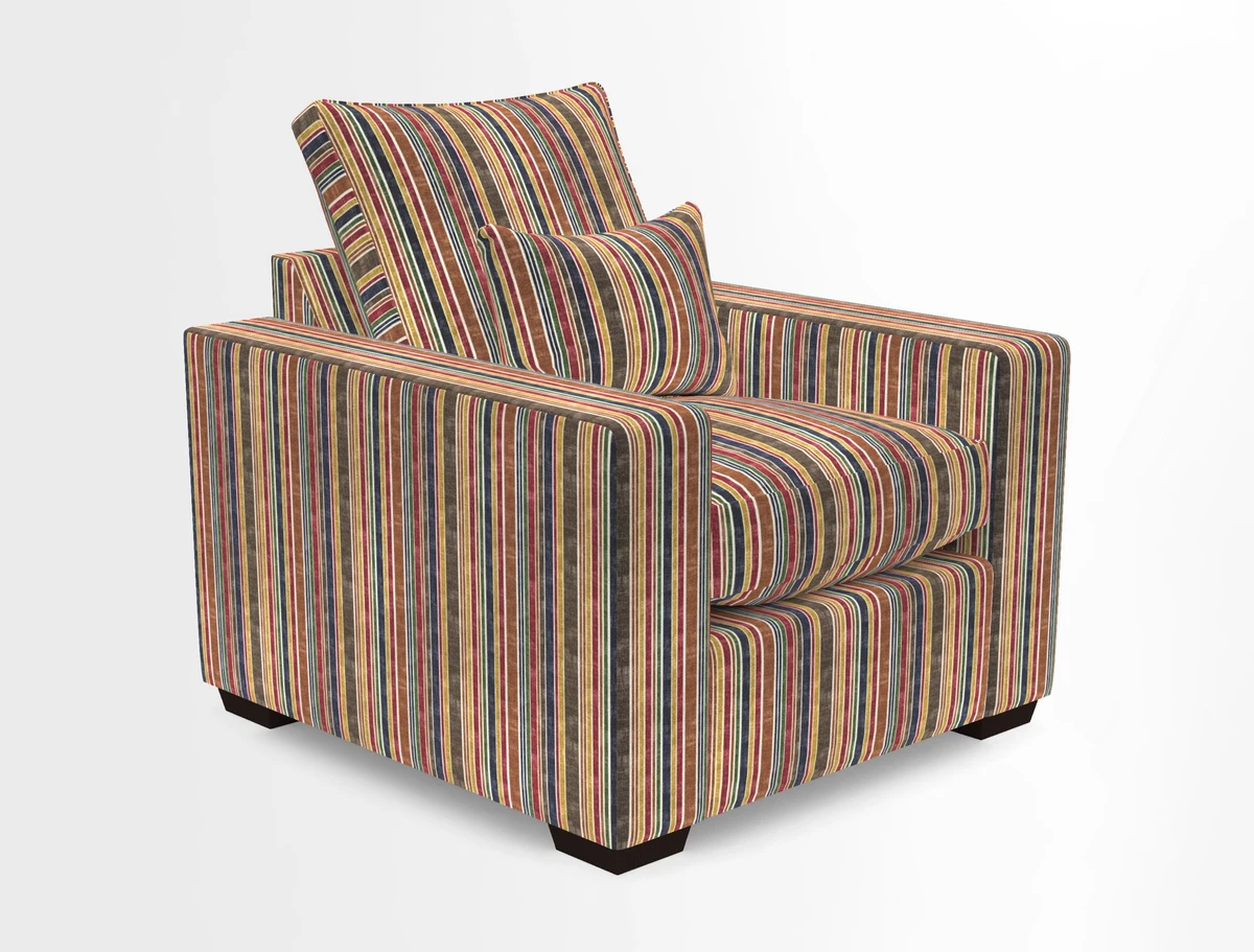 Linear chair in Two Tone Plain Biscuit