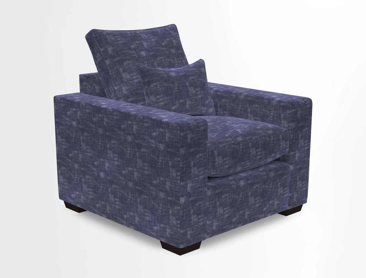Linear chair in Two Tone Plain Biscuit