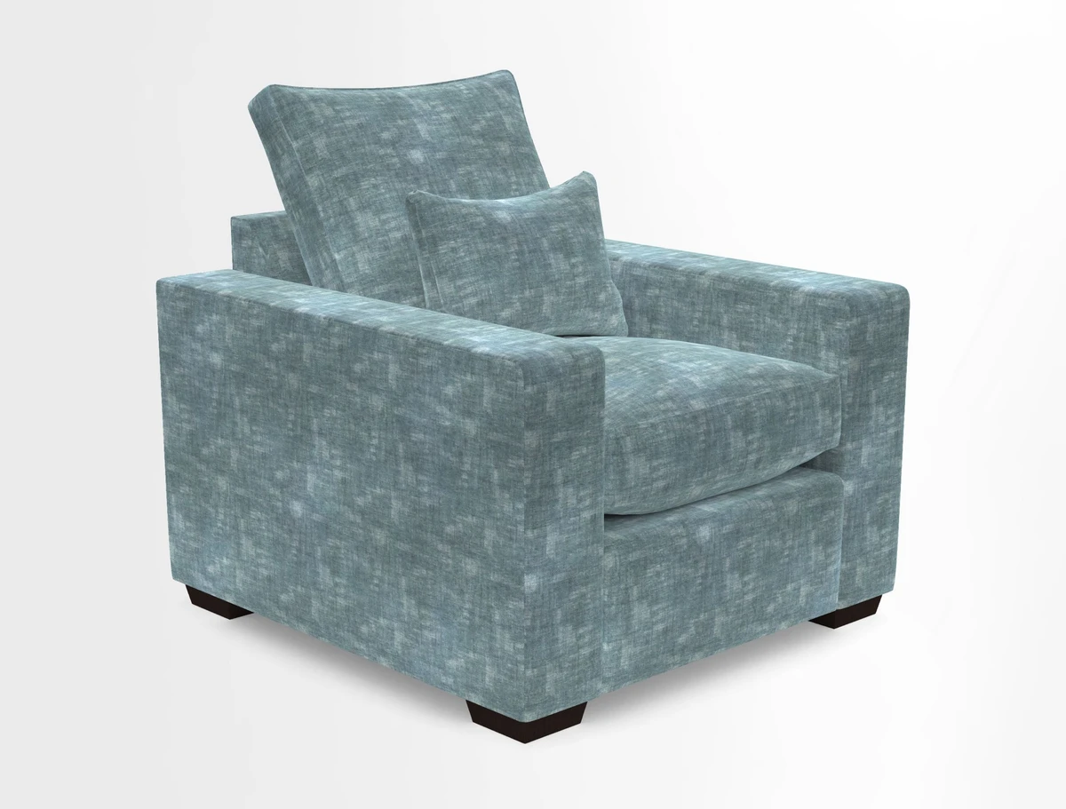 Linear chair in Two Tone Plain Biscuit
