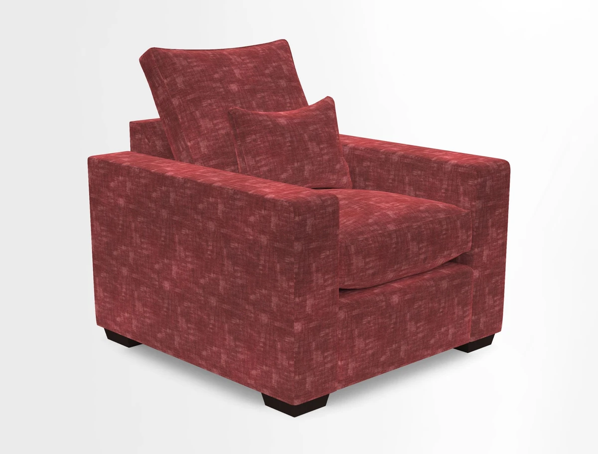Linear chair in Two Tone Plain Biscuit