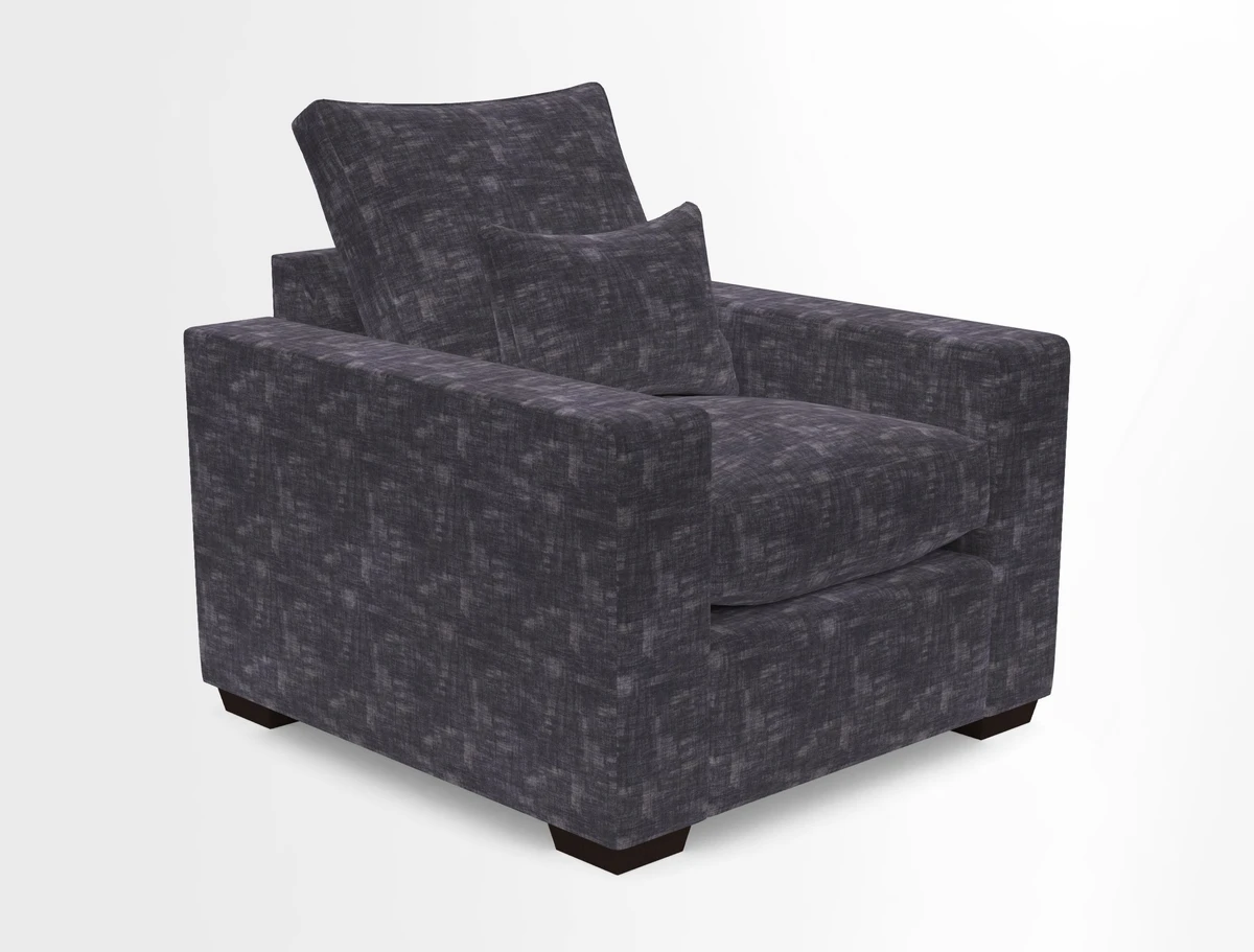 Linear chair in Two Tone Plain Biscuit