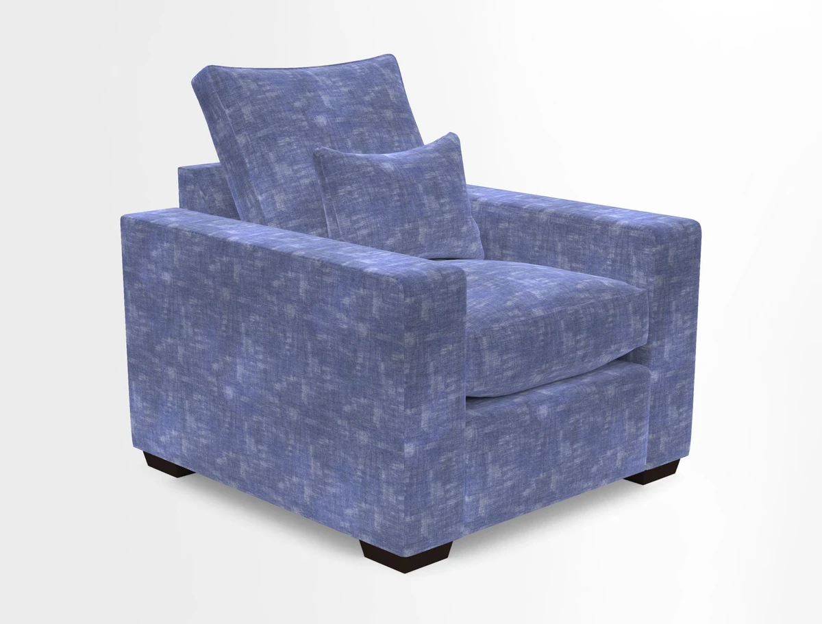 Linear chair in Two Tone Plain Biscuit