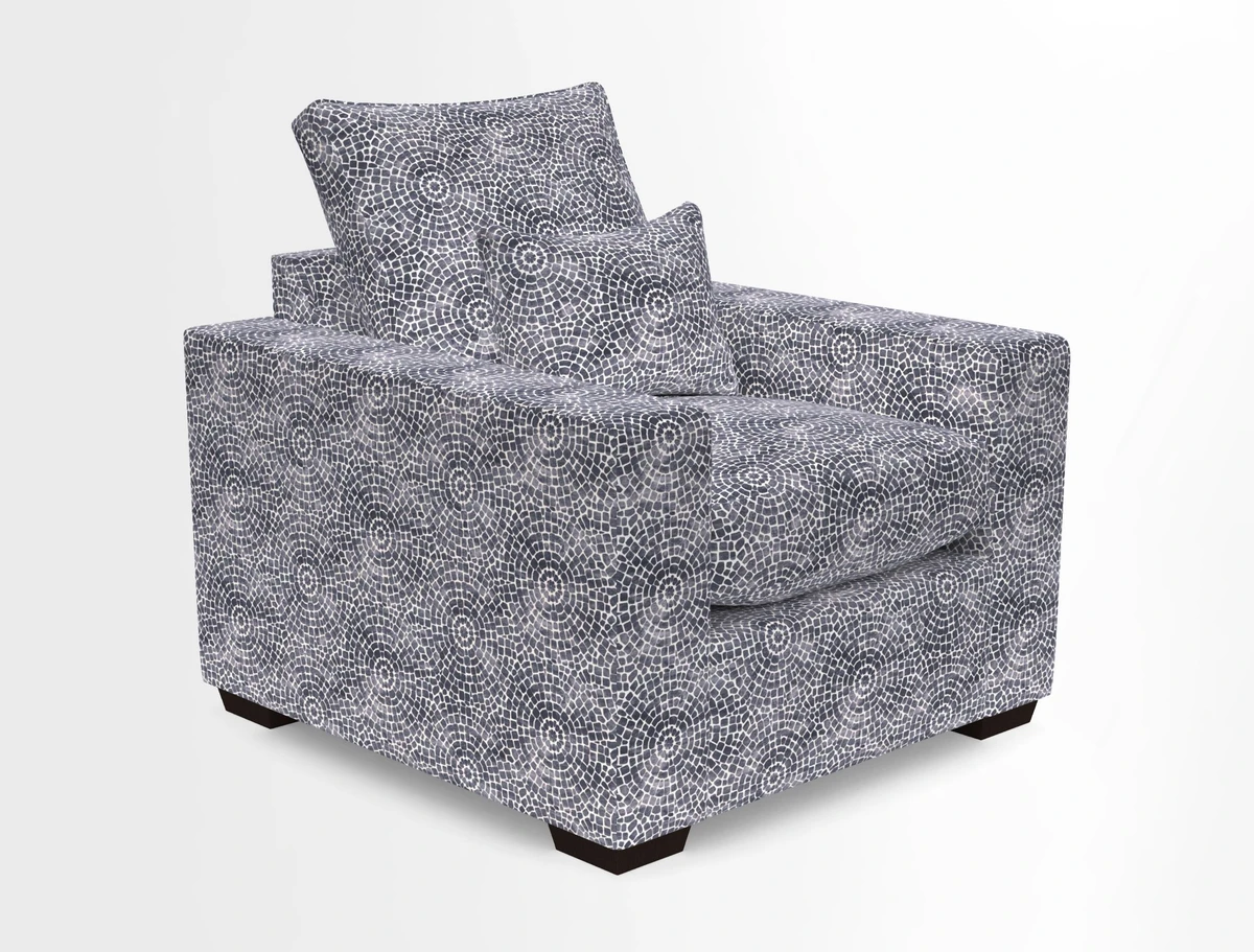 Linear chair in Two Tone Plain Biscuit