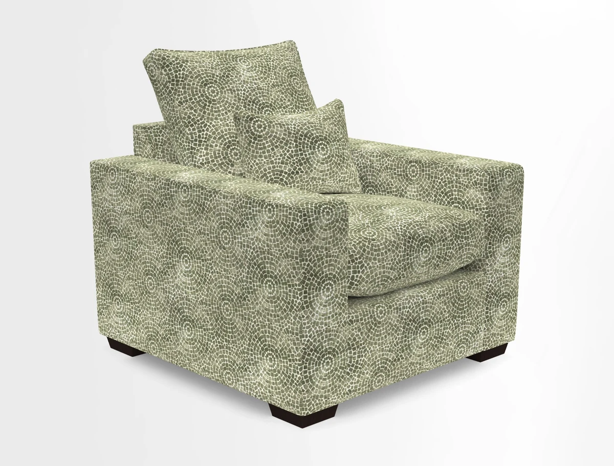 Linear chair in Two Tone Plain Biscuit
