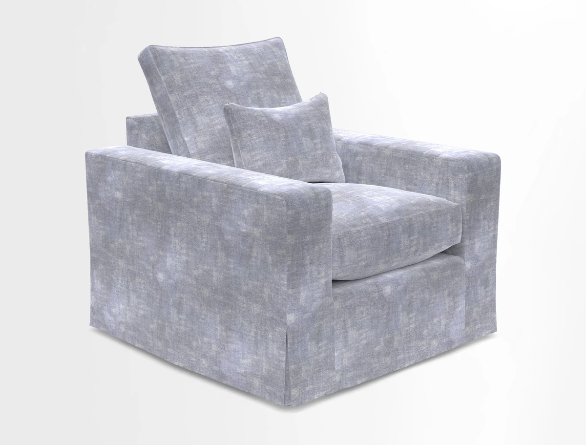Linear chair in Two Tone Plain Biscuit