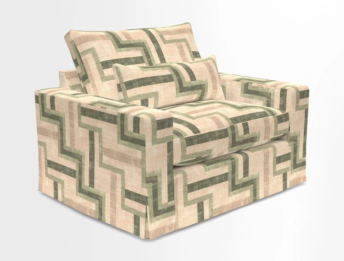 Linear snuggler in Two Tone Plain Biscuit