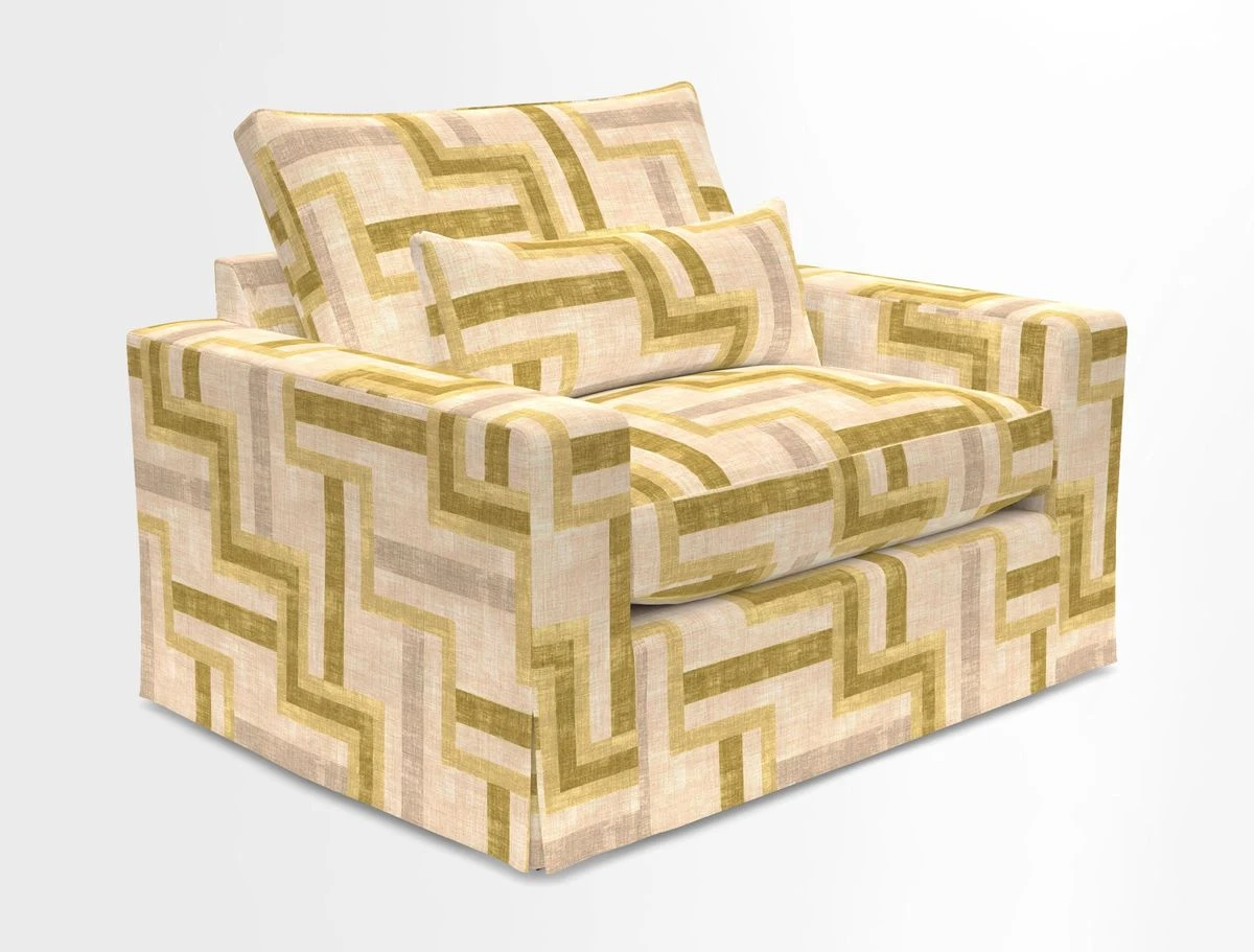 Linear snuggler in Two Tone Plain Biscuit