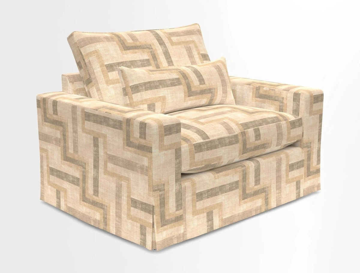 Linear snuggler in Two Tone Plain Biscuit