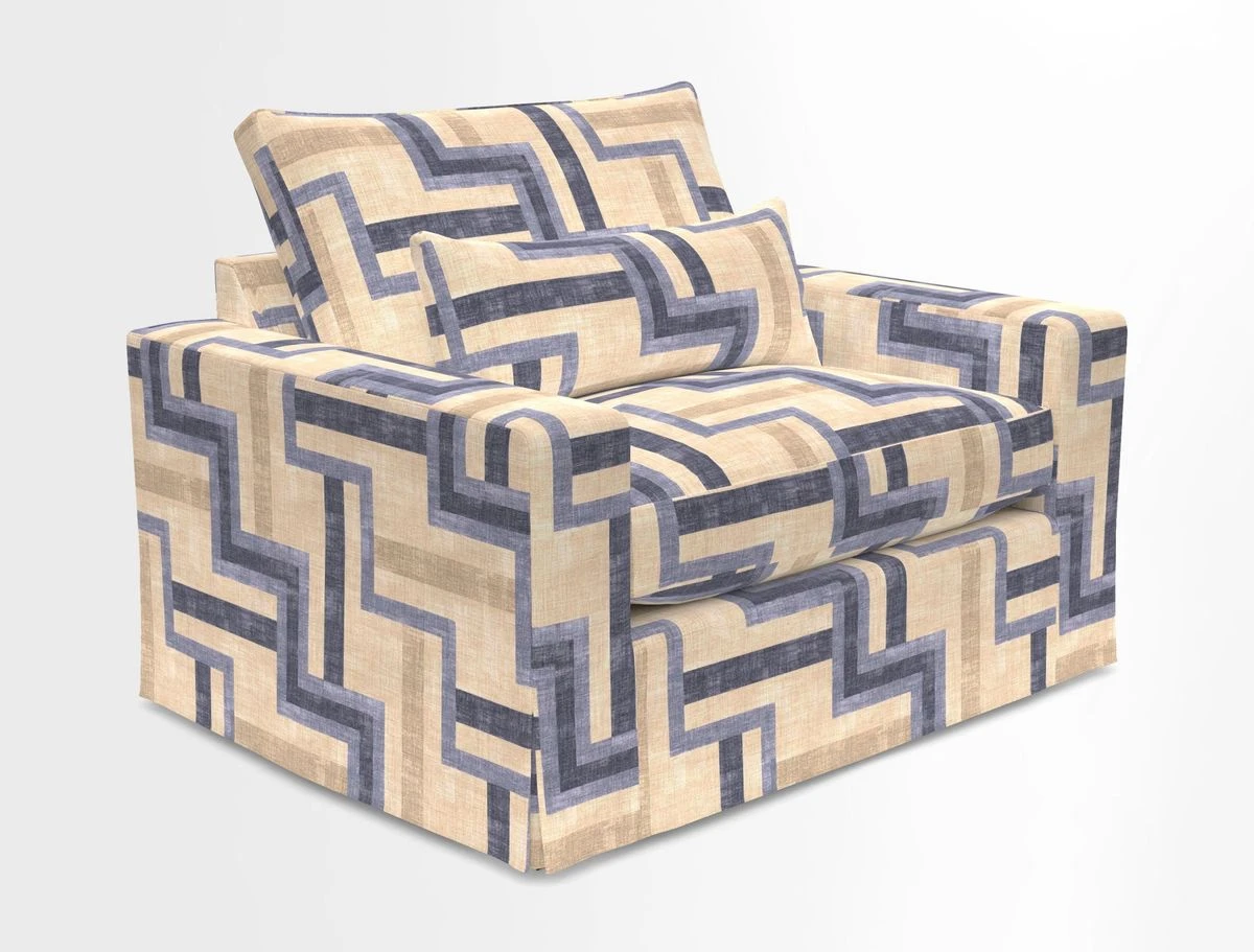 Linear snuggler in Two Tone Plain Biscuit
