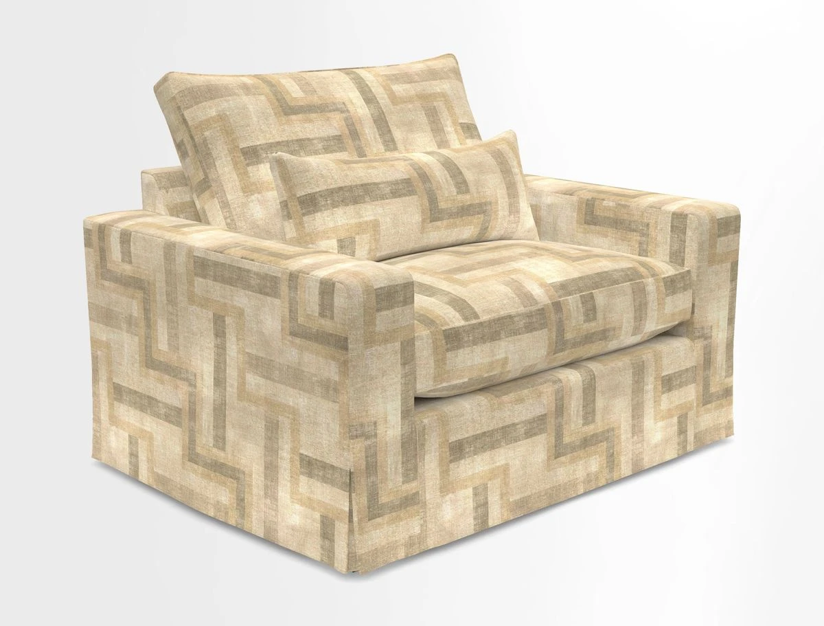 Linear snuggler in Two Tone Plain Biscuit
