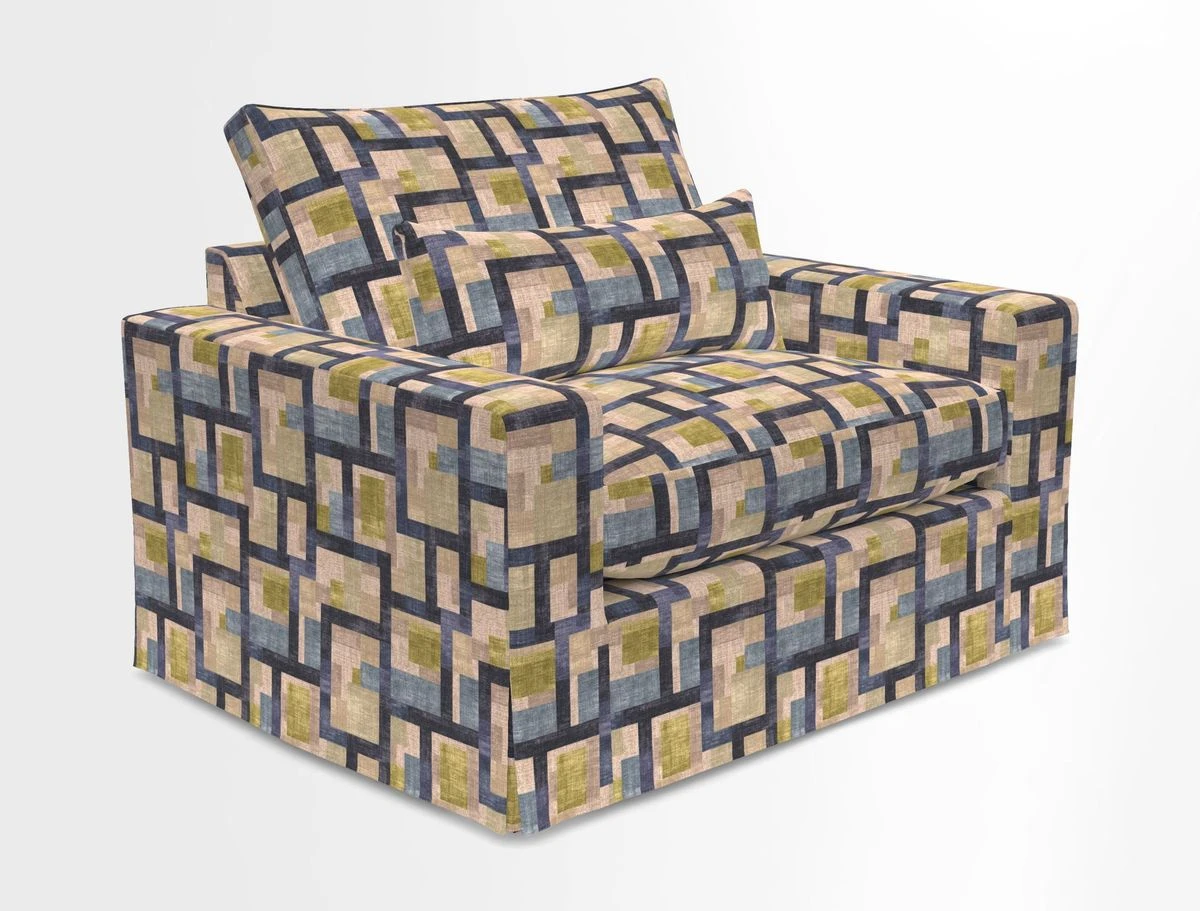 Linear snuggler in Two Tone Plain Biscuit