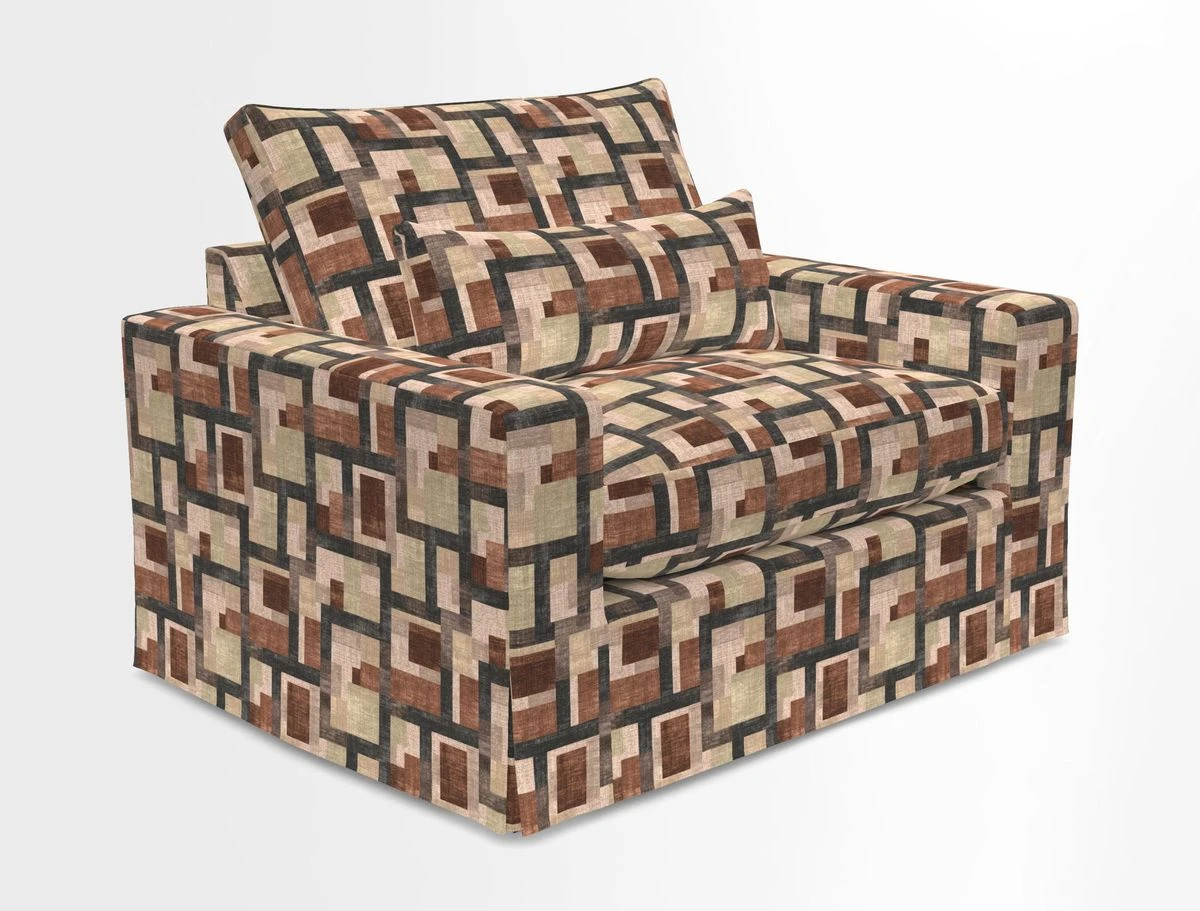 Linear snuggler in Two Tone Plain Biscuit