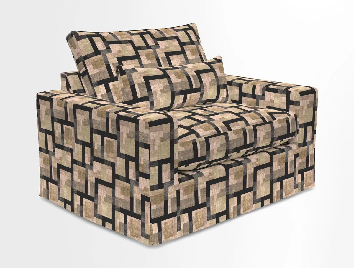 Linear snuggler in Two Tone Plain Biscuit