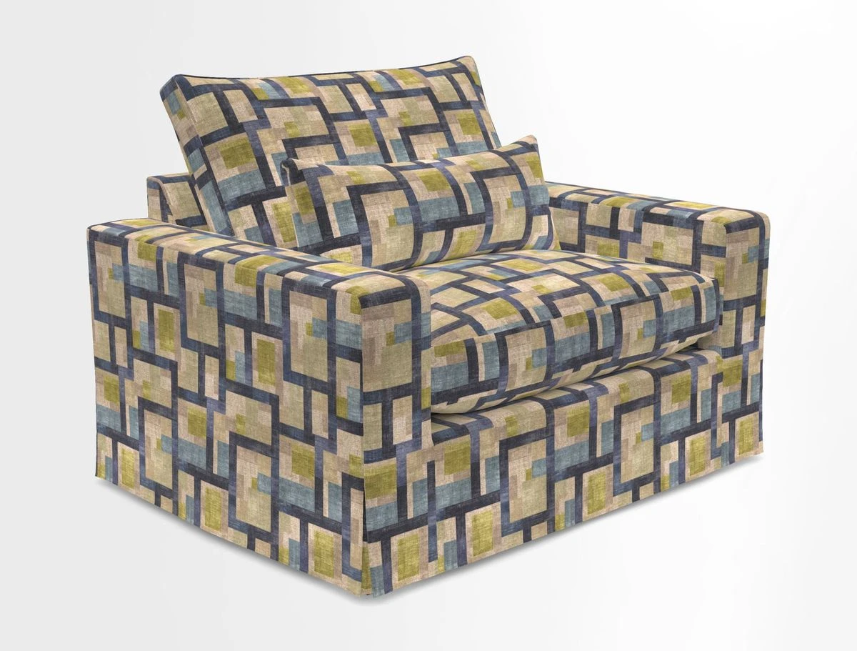 Linear snuggler in Two Tone Plain Biscuit