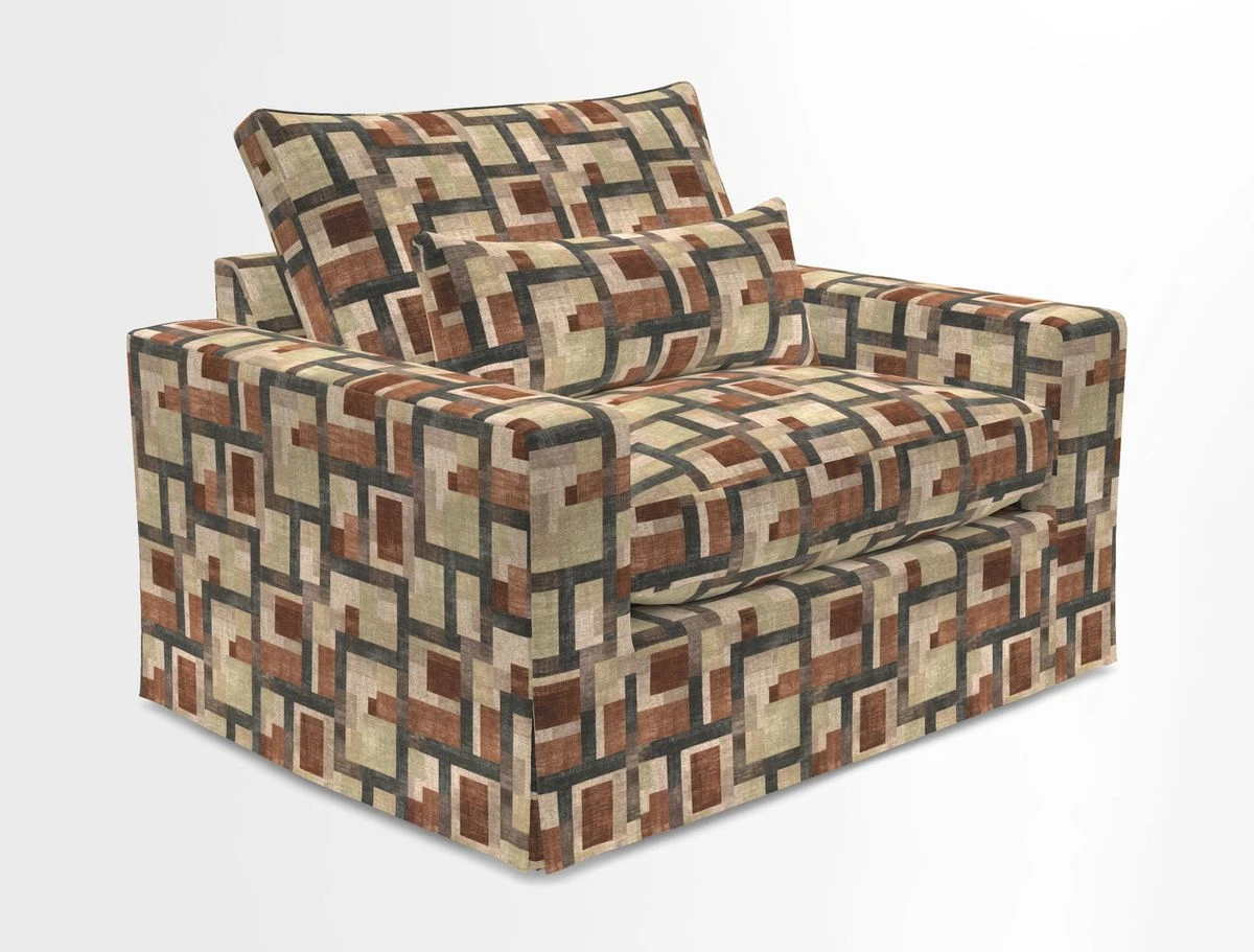 Linear snuggler in Two Tone Plain Biscuit