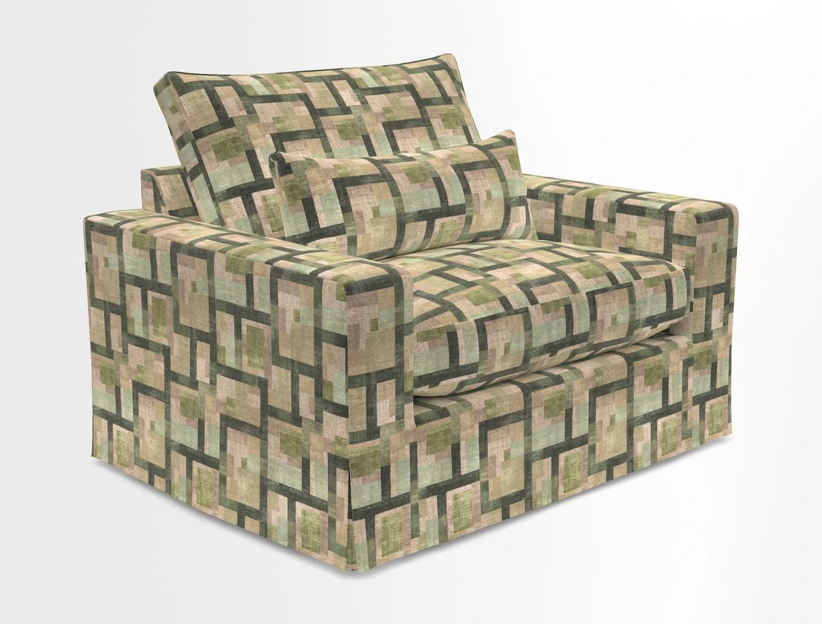 Linear snuggler in Two Tone Plain Biscuit