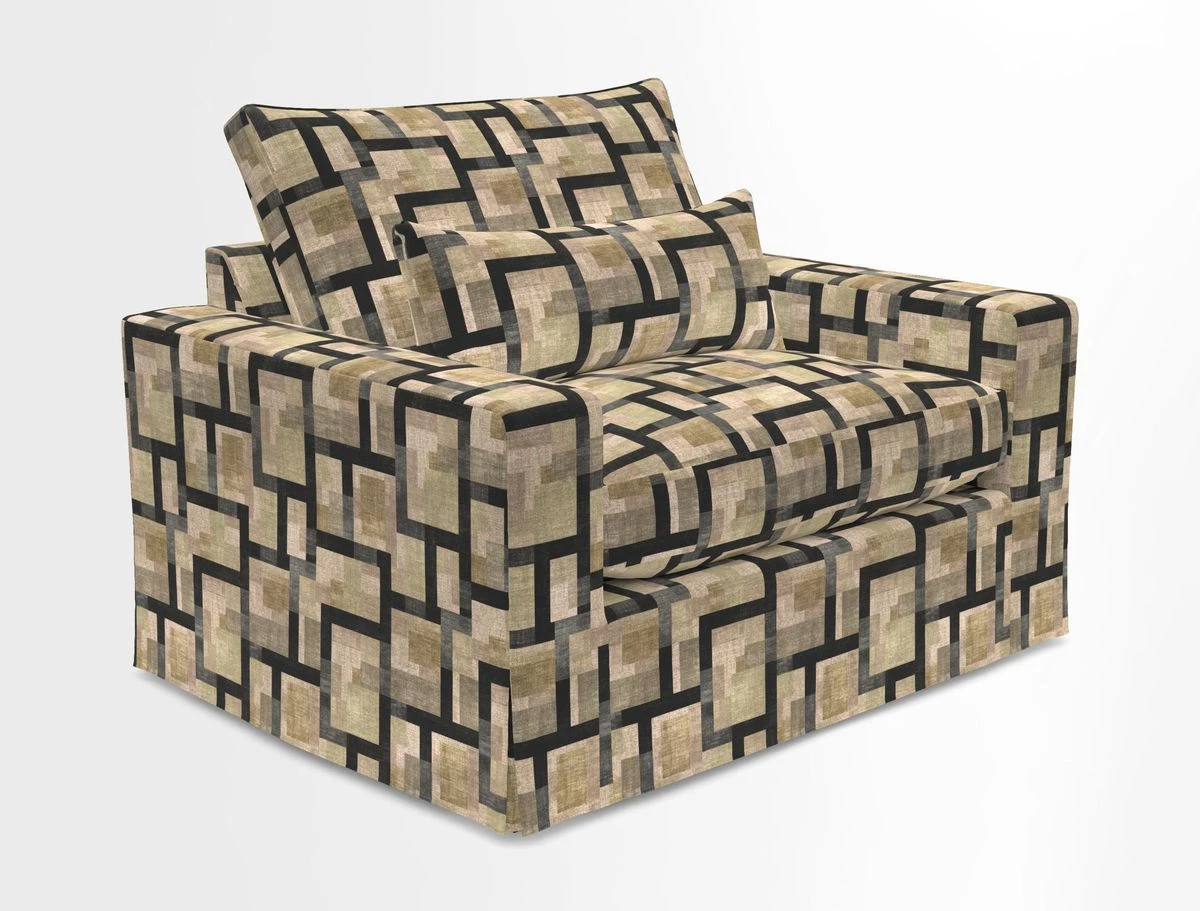 Linear snuggler in Two Tone Plain Biscuit