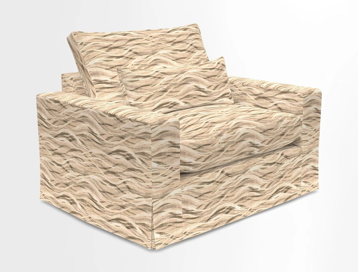Linear snuggler in Two Tone Plain Biscuit