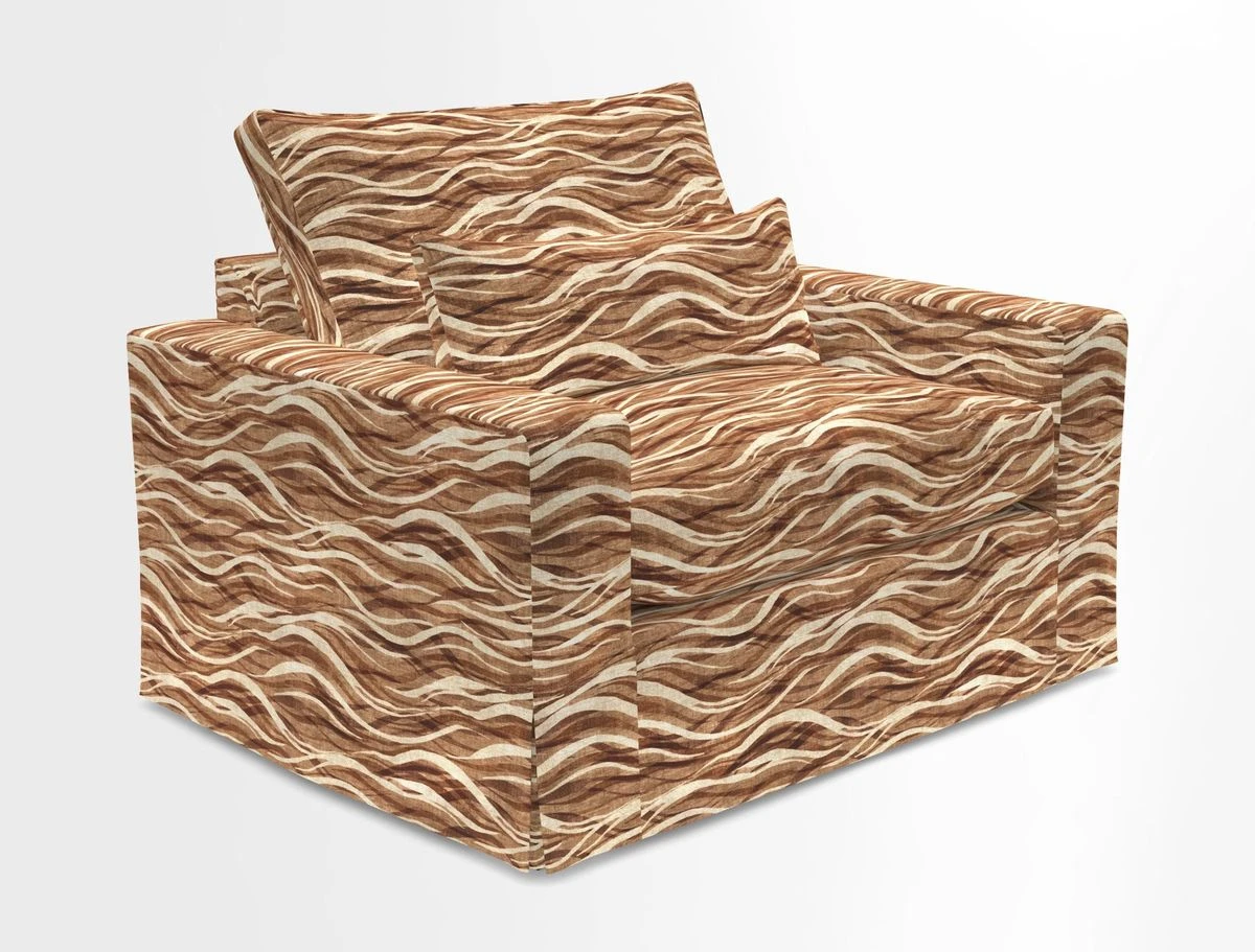 Linear snuggler in Two Tone Plain Biscuit