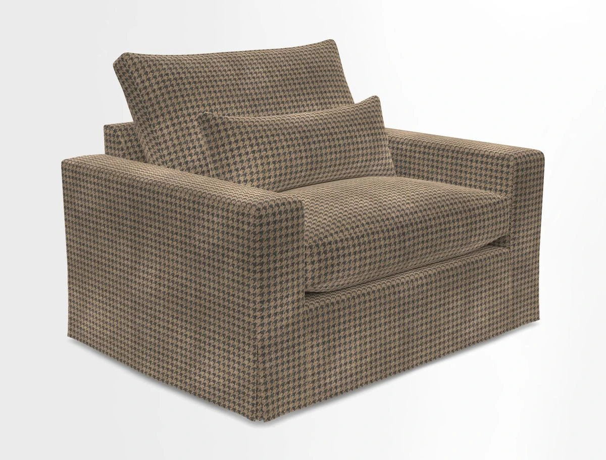 Linear snuggler in Two Tone Plain Biscuit