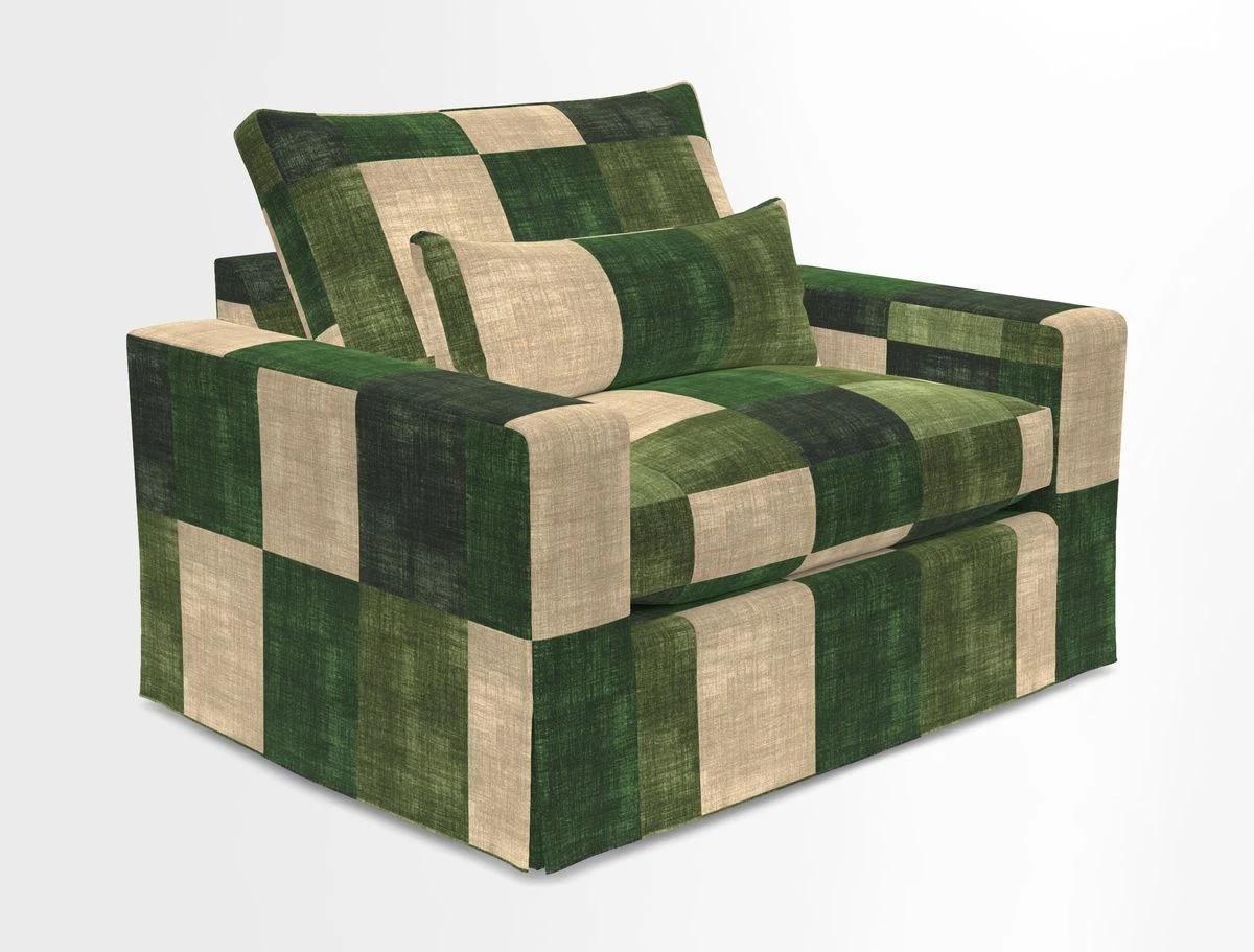 Linear snuggler in Two Tone Plain Biscuit