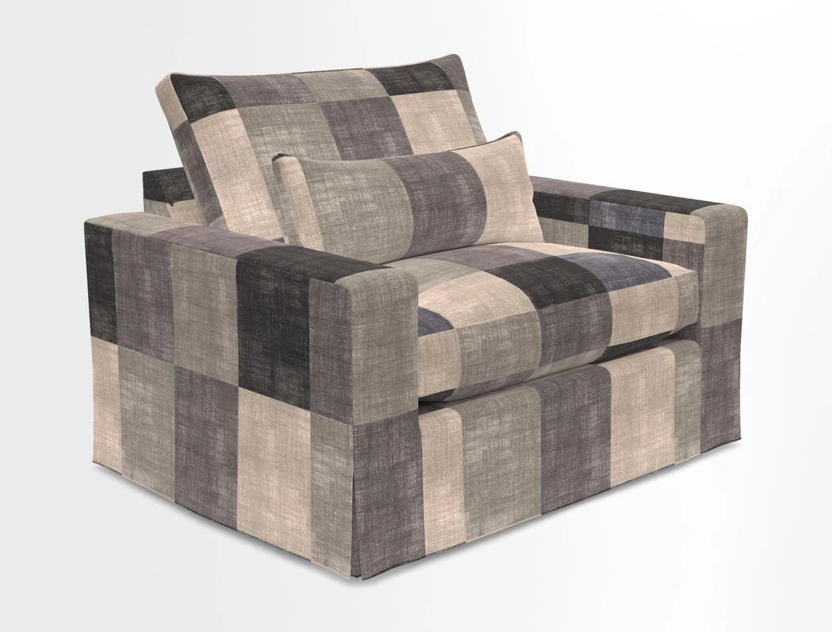 Linear snuggler in Two Tone Plain Biscuit