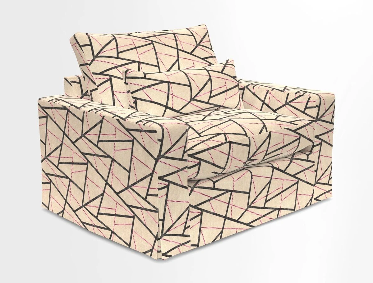 Linear snuggler in Two Tone Plain Biscuit