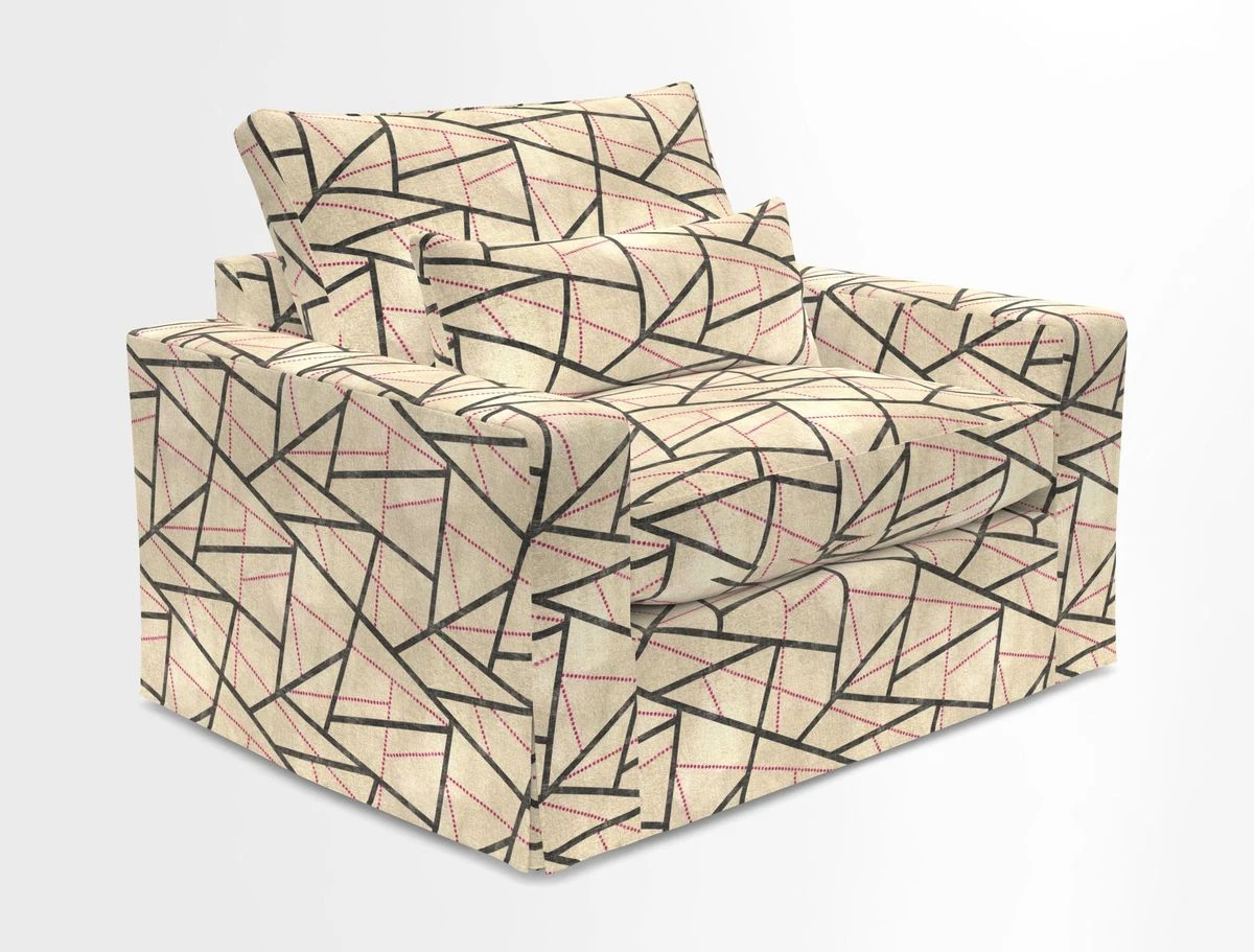Linear snuggler in Two Tone Plain Biscuit