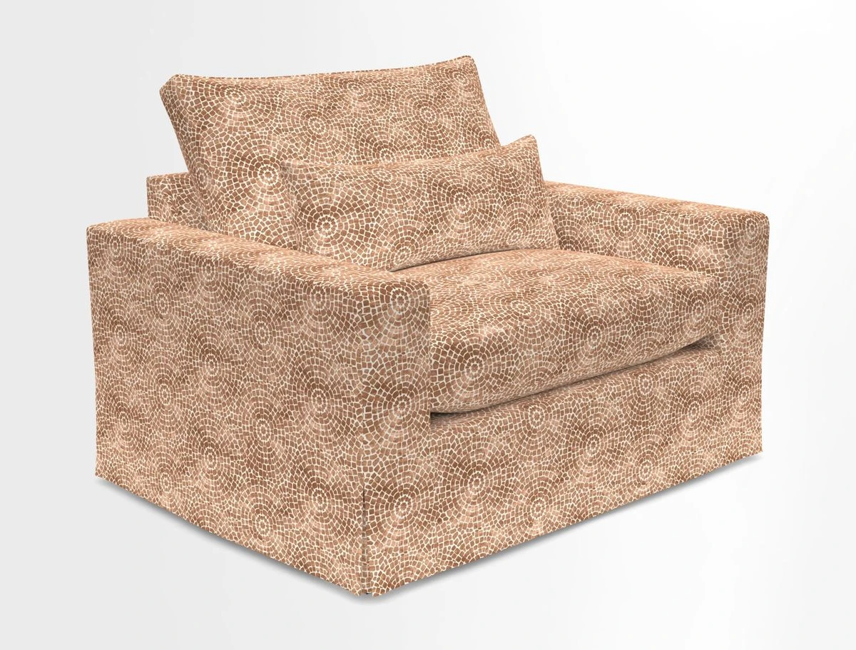 Linear snuggler in Two Tone Plain Biscuit