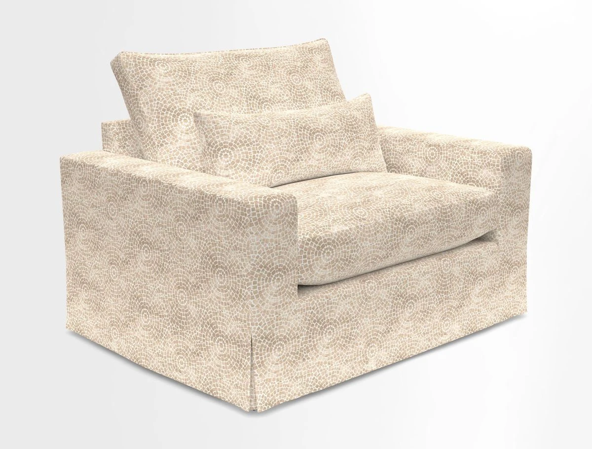 Linear snuggler in Two Tone Plain Biscuit
