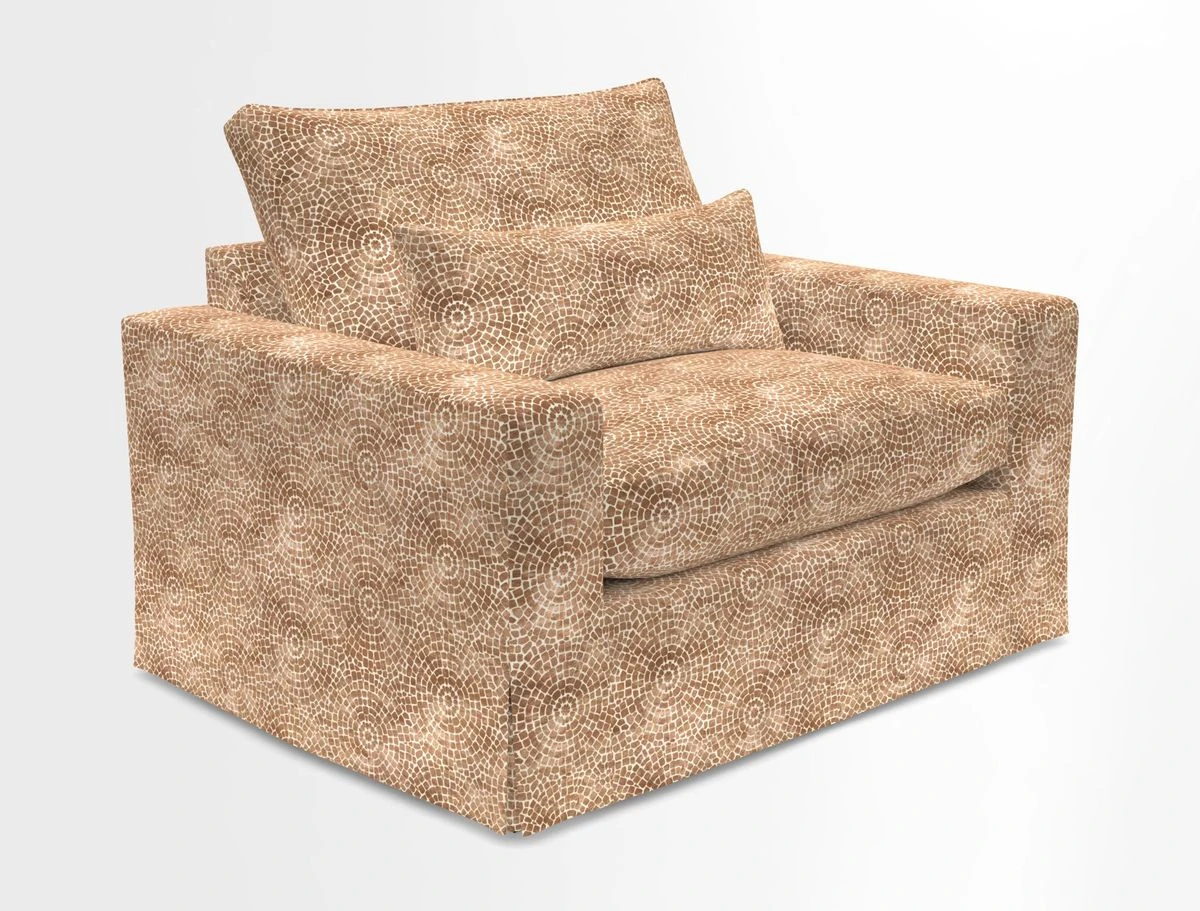 Linear snuggler in Two Tone Plain Biscuit