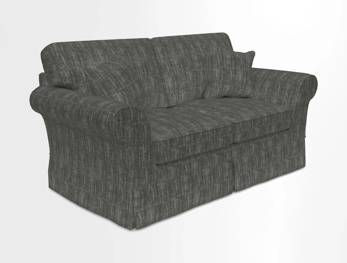 Lanhydrock 2.5 Seater Sofa in Floral Linens Lela Mystery Indigo