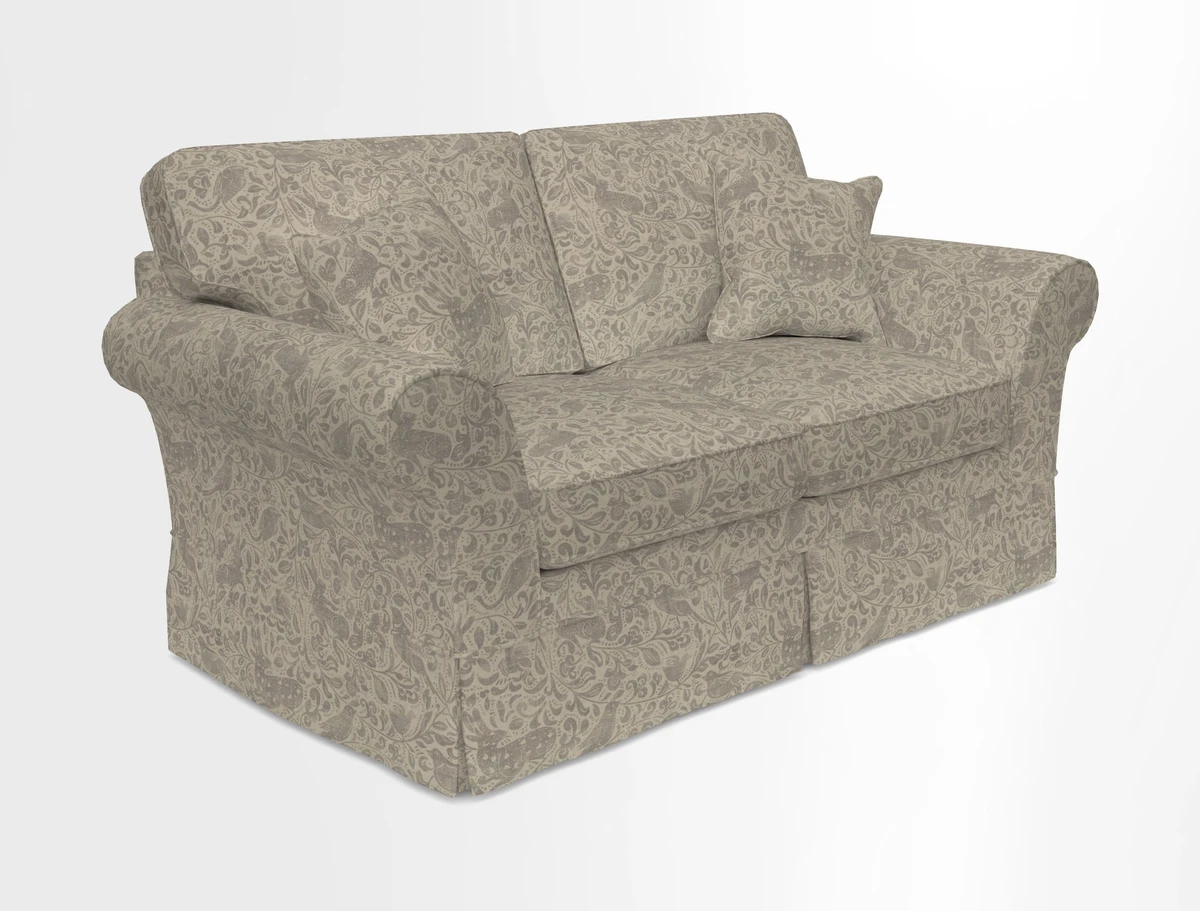 Lanhydrock 2.5 Seater Sofa in Floral Linens Lela Mystery Indigo