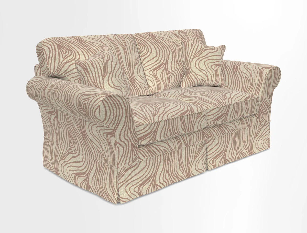 Lanhydrock 2.5 Seater Sofa in Floral Linens Lela Mystery Indigo