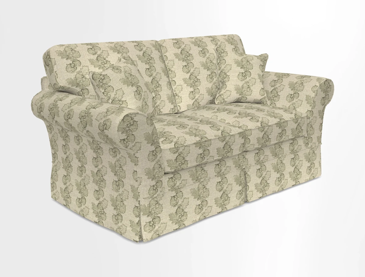 Lanhydrock 2.5 Seater Sofa in Floral Linens Lela Mystery Indigo