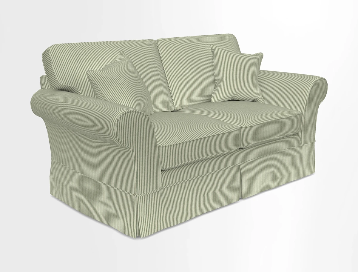 Lanhydrock 2.5 Seater Sofa in Floral Linens Lela Mystery Indigo