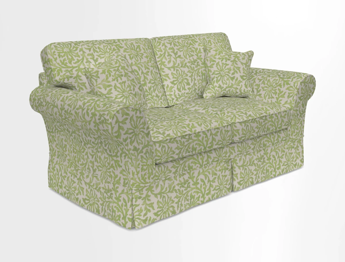 Lanhydrock 2.5 Seater Sofa in Floral Linens Lela Mystery Indigo
