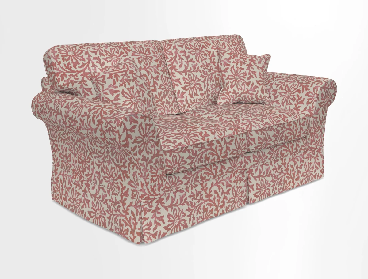 Lanhydrock 2.5 Seater Sofa in Floral Linens Lela Mystery Indigo