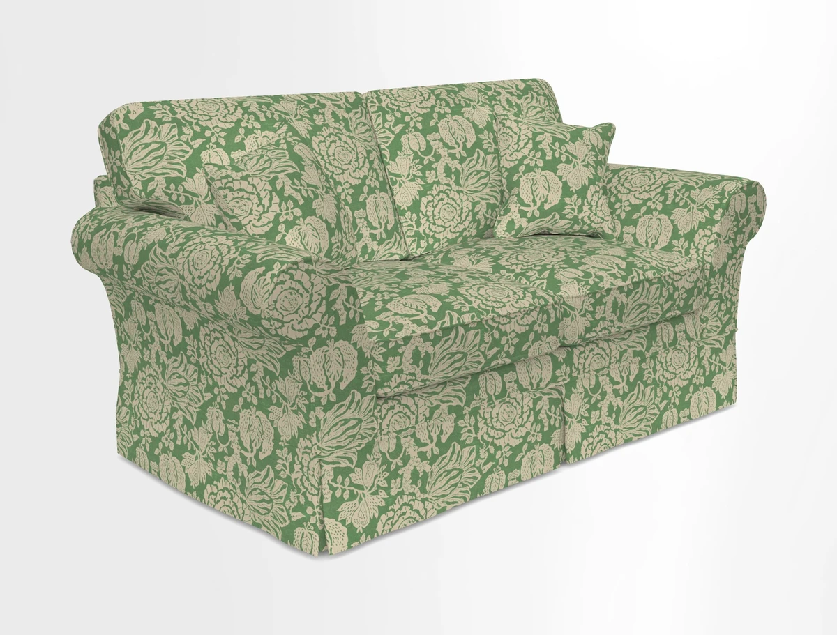 Lanhydrock 2.5 Seater Sofa in Floral Linens Lela Mystery Indigo