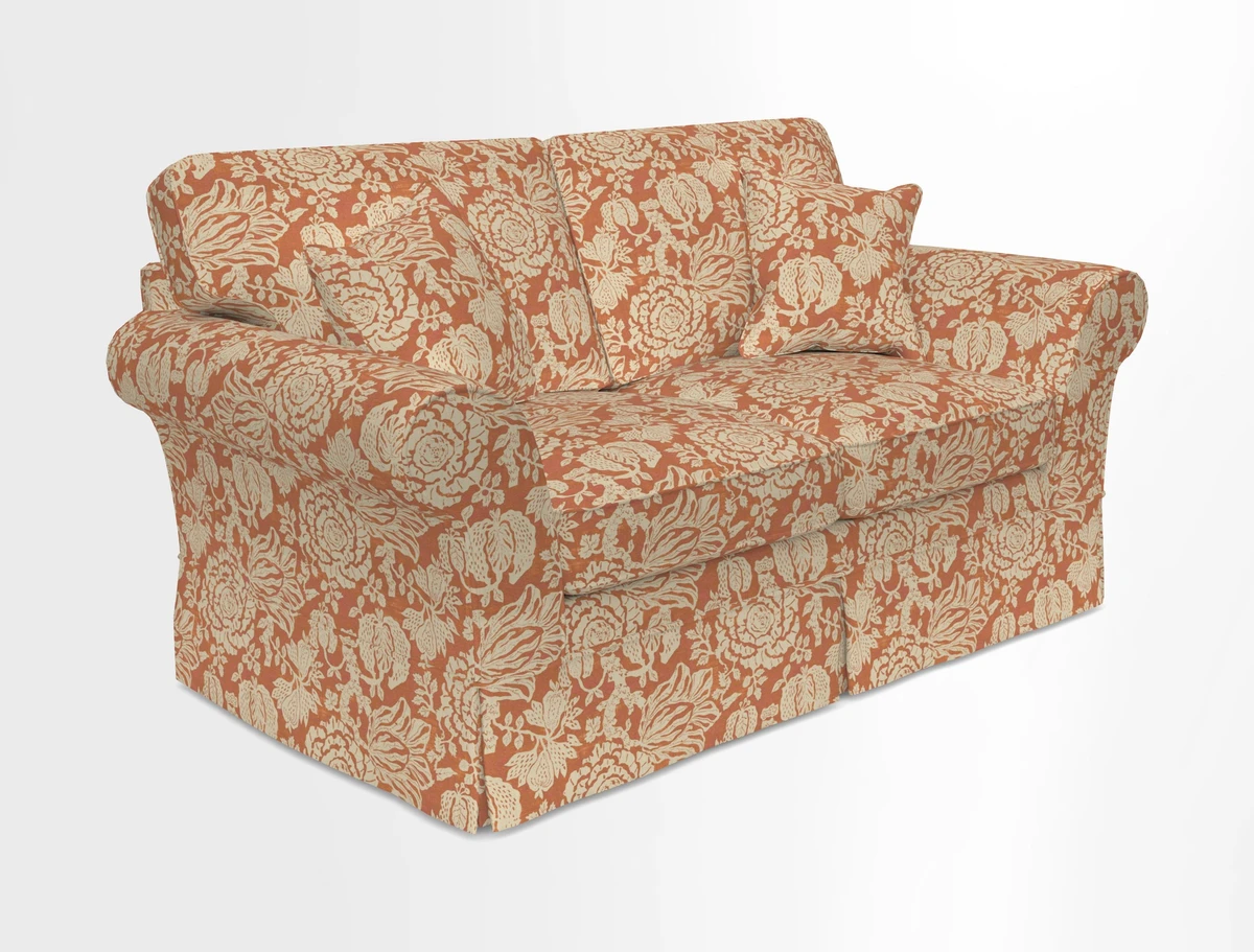 Lanhydrock 2.5 Seater Sofa in Floral Linens Lela Mystery Indigo
