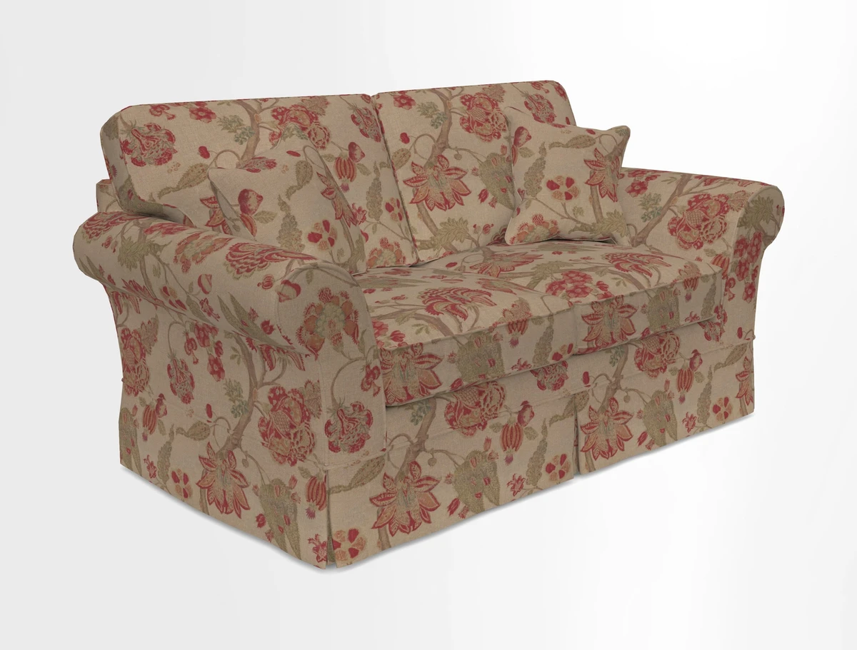 Lanhydrock 2.5 Seater Sofa in Floral Linens Lela Mystery Indigo