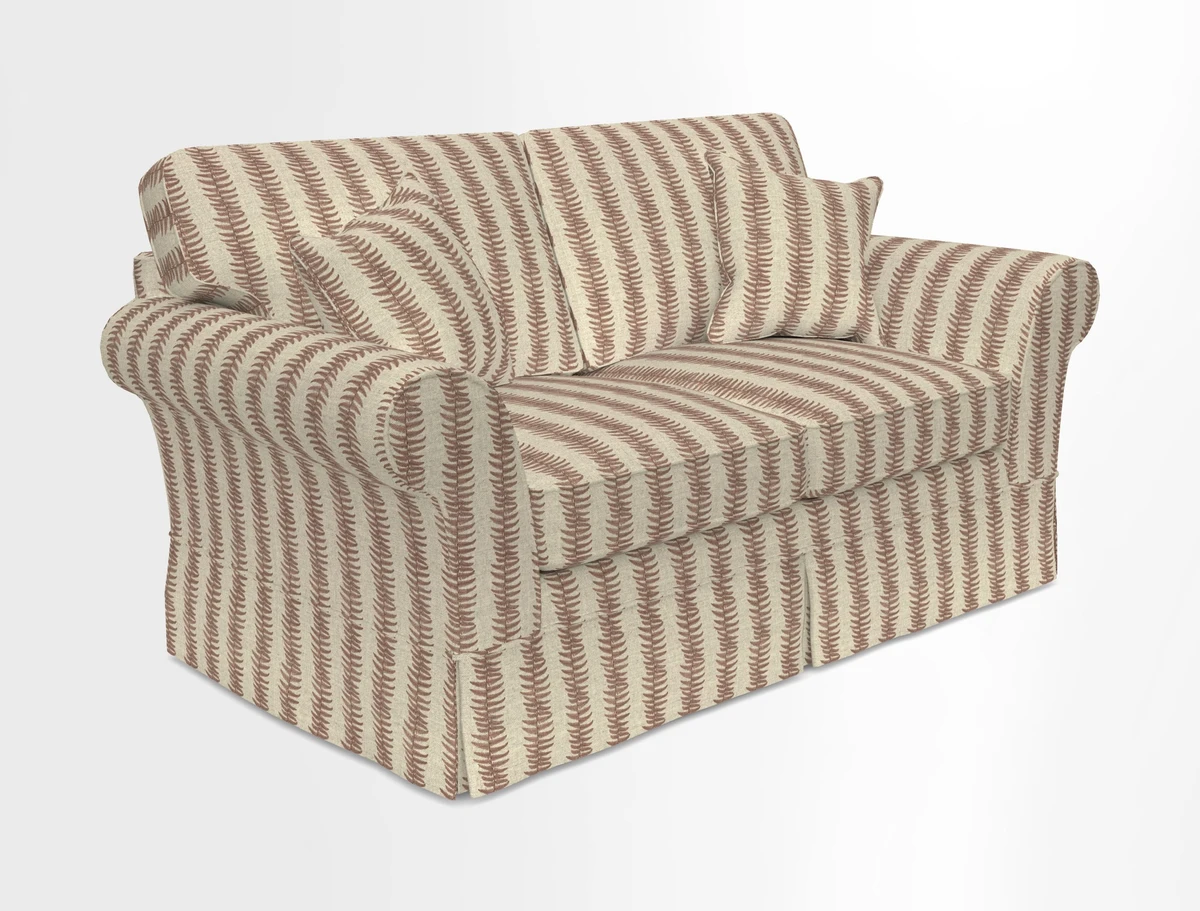 Lanhydrock 2.5 Seater Sofa in Floral Linens Lela Mystery Indigo