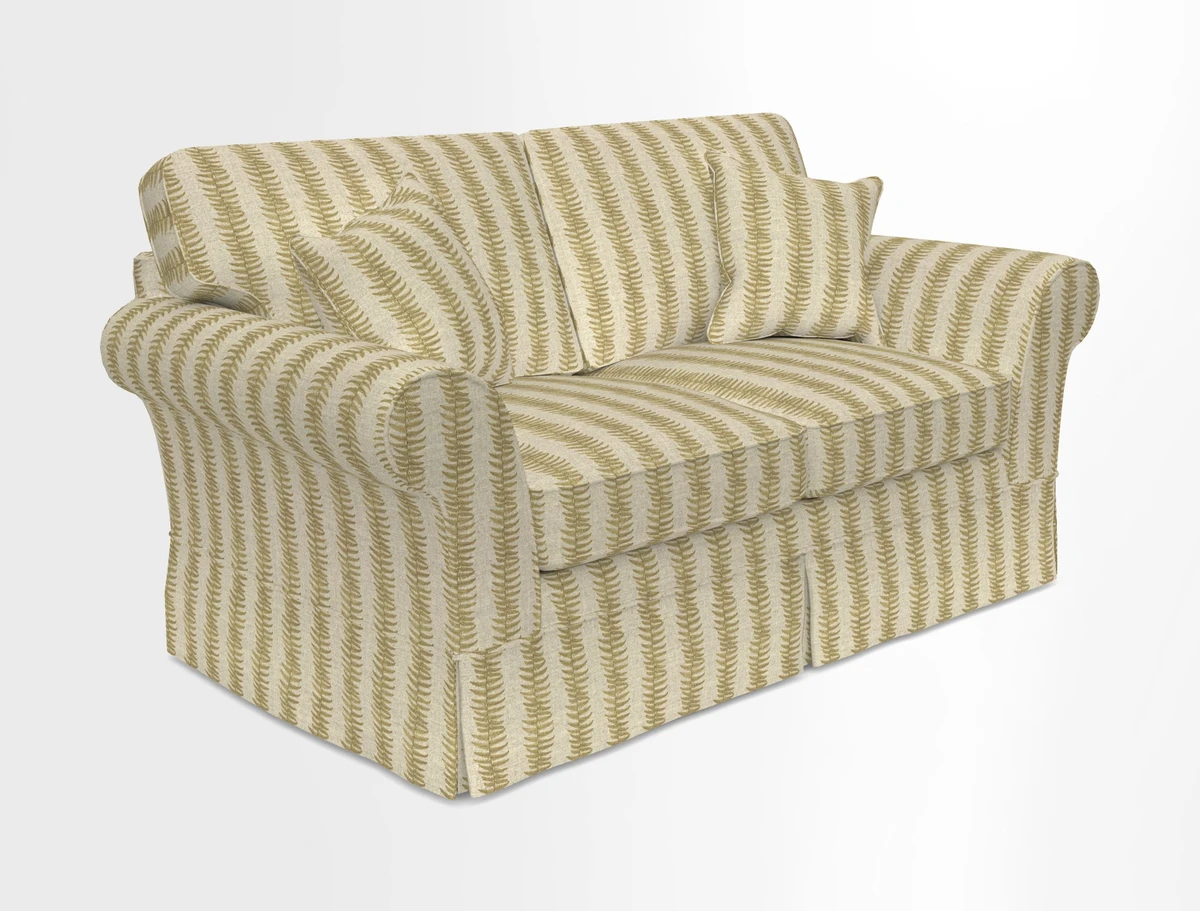 Lanhydrock 2.5 Seater Sofa in Floral Linens Lela Mystery Indigo