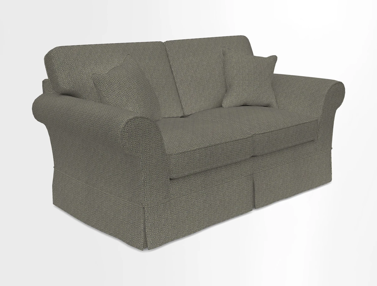 Lanhydrock 2.5 Seater Sofa in Floral Linens Lela Mystery Indigo