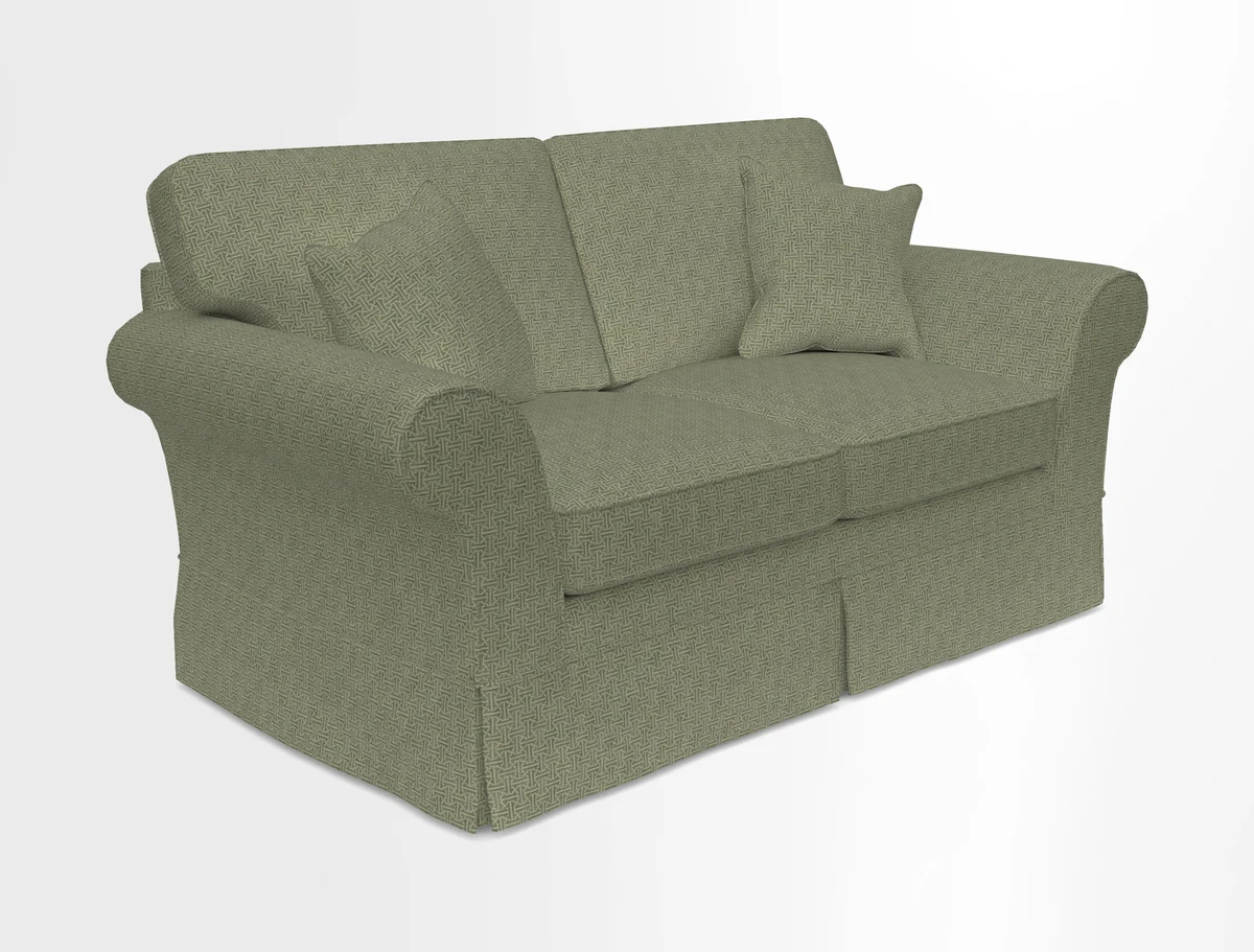 Lanhydrock 2.5 Seater Sofa in Floral Linens Lela Mystery Indigo