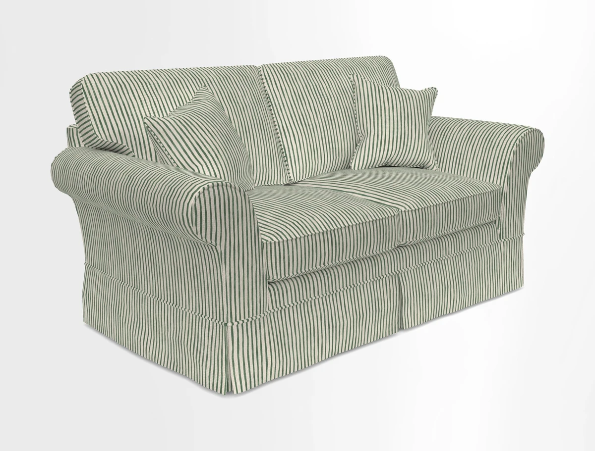 Lanhydrock 2.5 Seater Sofa in Floral Linens Lela Mystery Indigo